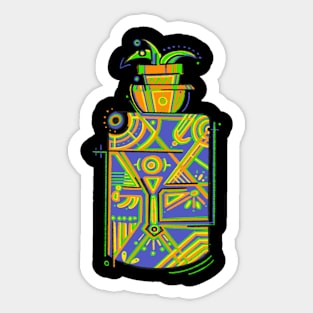 AbstrAct Totem Sticker